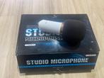 Condensor microfoon met plofkap nieuw in doos, Muziek en Instrumenten, Microfoons, Ophalen, Nieuw, Zangmicrofoon