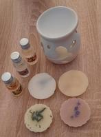 Waxbrander waxmelts en geurolie, Huis en Inrichting, Woonaccessoires | Kandelaars en Kaarsen, Ophalen of Verzenden, Gebruikt, Wit