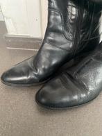Zwarte Vitello Laarzen Maat 41, Hoge laarzen, Zwart, Ophalen of Verzenden, Vitello