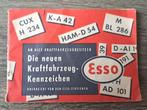 Esso - Die neuen Kraftfahrzeug Kennzeichgen, Ophalen of Verzenden, Gelezen