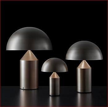 Oluce Atollo table lamp 50 cm satijn brons model 239 NIEUW  beschikbaar voor biedingen