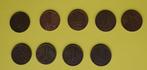 Munten Nederland  Diversen Centen jaren 1950, Postzegels en Munten, Munten | Nederland, Setje, Koningin Juliana, 1 cent, Verzenden