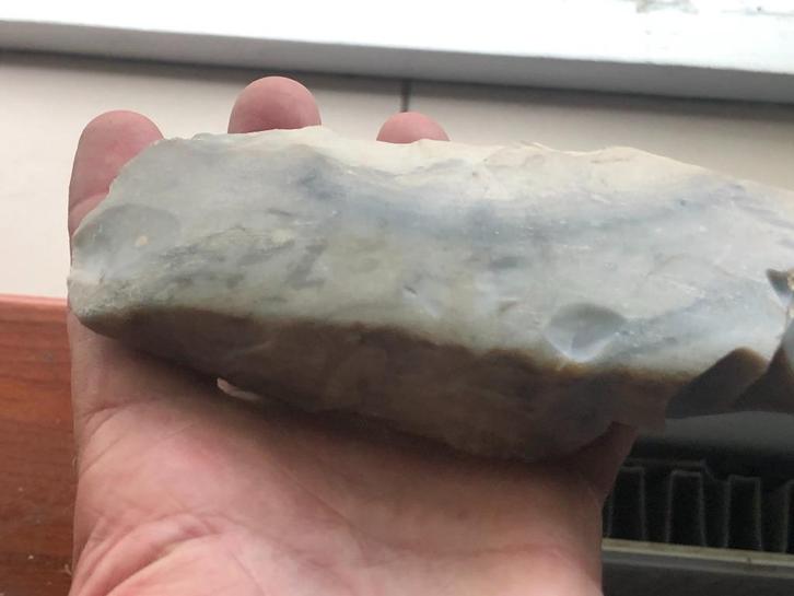 Bodemvondst BIJL steentijd Deens Neolithicum 4000 jr oud!, Antiek en Kunst, Curiosa en Brocante, Verzenden