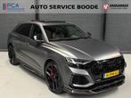 Audi Q8 4.0 TFSI RS Q8 (700pk) Quattro URBAN - Vossen 24 inc, Auto's, Audi, Automaat, Gebruikt, Wit, 156 €/maand