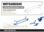 Hardrace Front Power Brace - Lancer Evolution Evo 7 8 9 CT9A, Ophalen of Verzenden