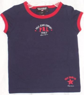 Donkerblauw Ralph Lauren shirt maat 122 *NIEUW* (1634)  beschikbaar voor biedingen