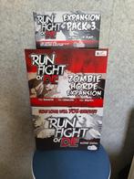 Run Fight or Die plus uitbreidingen, Drie of vier spelers, Ophalen of Verzenden, Zo goed als nieuw