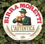 Birra Moretti reclamebord, nieuw!, Verzamelen, Biermerken, Ophalen of Verzenden, Nieuw, Reclamebord, Plaat of Schild, Overige merken