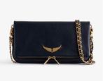 Zadig & Voltaire Rock Clutch, Sieraden, Tassen en Uiterlijk, Tassen | Damestassen, Ophalen of Verzenden, Gebruikt, Zwart, Schoudertasje
