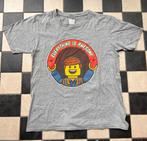 Qwertee t-shirt Everything is awesome (Lego movie) mt 12-14, Qwertee, Trui of Vest, Jongen of Meisje, Zo goed als nieuw