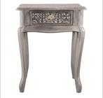 Xenos sidetable barok zilver/zwart, Huis en Inrichting, Tafels | Sidetables, Ophalen, Gebruikt, 25 tot 50 cm, Rechthoekig