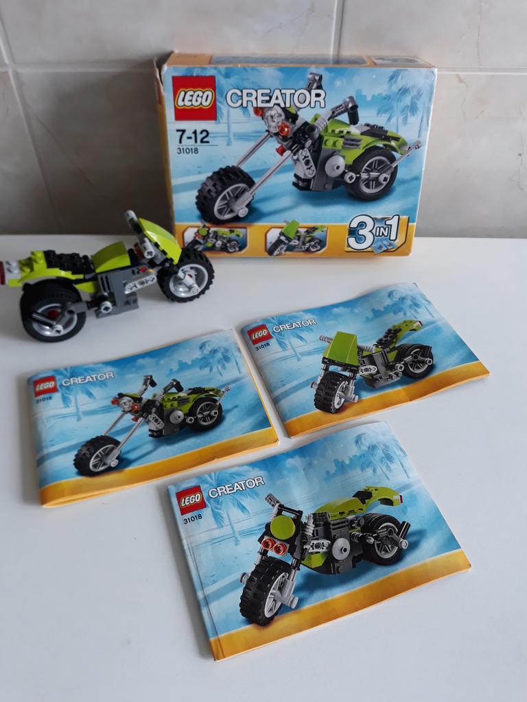 LEGO Creator Highway Cruiser 31018 - 3-in-1 Motorfiets!, Ophalen of Verzenden, Zo goed als nieuw, Complete set, Lego