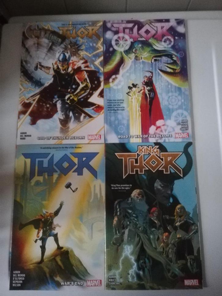 Marvel - Thor bij Jason Aaron vol 1 t/m 4. TPB (Hengstdal), Boeken, Strips | Comics, Zo goed als nieuw, Complete serie of reeks