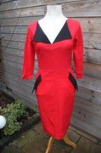 Jurk rood/ zwart Diva Catwalk mt L Vaste prijs, Kleding | Dames, Jurken, Maat 42/44 (L), Ophalen of Verzenden, Zo goed als nieuw