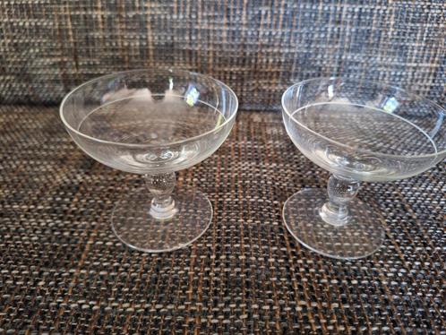 2 antieke glaasjes, Antiek en Kunst, Antiek | Glas en Kristal, Ophalen of Verzenden