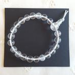 Powerbead bergkristal edelsteen armband, Verzenden, Wit, Nieuw, Elastiek
