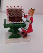 Kerstfiguur huisje versieren voor Kerstdorp, Ophalen of Verzenden