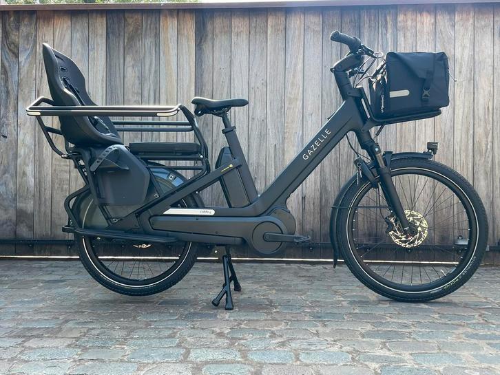 ::GAZELLE:: Cabby C380 M55 BLACK longtail, Fietsen en Brommers, Fietsen | Heren | Sportfietsen en Toerfietsen, Nieuw, Gazelle
