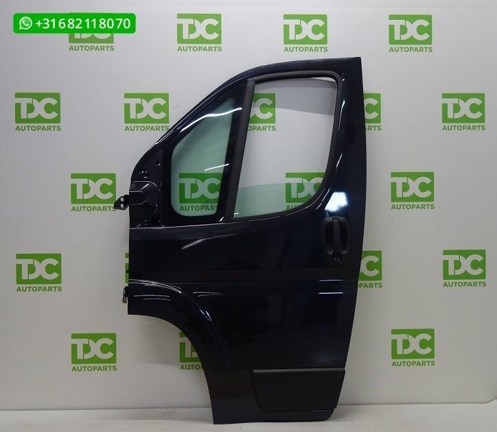 Fiat Ducato ('06-'19) Voorportier links zwart, Auto-onderdelen, Carrosserie en Plaatwerk, Deur, Fiat, Voor, Links, Gebruikt, Ophalen of Verzenden