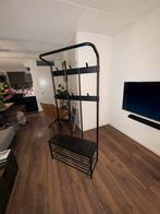 Stijlvolle Staande Kapstok met Bankje, Ophalen, Zo goed als nieuw, Metaal, Staande kapstok