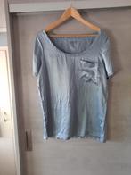 Tommy Hilfinger denim top  blauw mt L, Ophalen of Verzenden, Zo goed als nieuw, Blauw, Zonder mouw