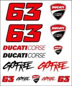 Francesco Pecco Bagnaia Ducati big sticker set DBUST506703 2, Motoren, Ophalen of Verzenden, VR46 Racing A-parel S.R.L., Commerciale@vr46racing.com