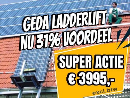 GEDA Ladderlift SUPERACTIE nu met 31% voordeel set €3995, Doe-het-zelf en Verbouw, Bouwliften, Nieuw, Ophalen