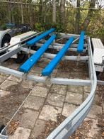 Boottrailer Knott dubbel asser, Watersport en Boten, Boottrailers, Ophalen, Zo goed als nieuw, Minder dan 6 meter, Geremd