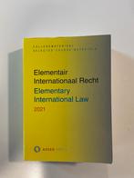 Elementair Internationaal Recht 2021, Boeken, Studieboeken en Cursussen, Gelezen, Ophalen of Verzenden, Alpha, WO