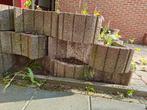 Gratis! stapelbare bloembakken 56 stuks!, Ophalen, Gebruikt, Beton, Minder dan 100 cm