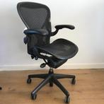 Bureaustoel Herman Miller Aeron B full options, Huis en Inrichting, Bureaustoelen, Gebruikt, Zwart, Ophalen