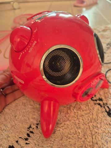 HD-I Piggy Stereo Radio - Rood beschikbaar voor biedingen