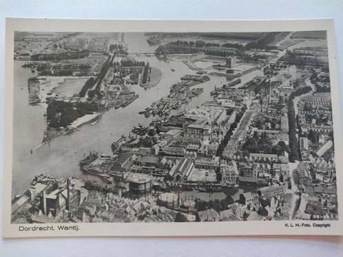1915 Dordrecht Luchtfoto Wantij KLM, Verzamelen, Ansichtkaarten | Nederland, Zuid-Holland, Voor 1920, Ophalen of Verzenden