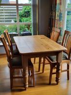 Grenen eettafel, Huis en Inrichting, Tafels | Eettafels, Ophalen, Gebruikt, 100 tot 150 cm, 50 tot 100 cm