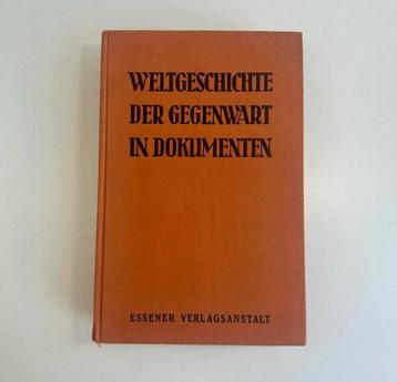 Boek Weltgeschichte der Gegenwart, 1942 beschikbaar voor biedingen