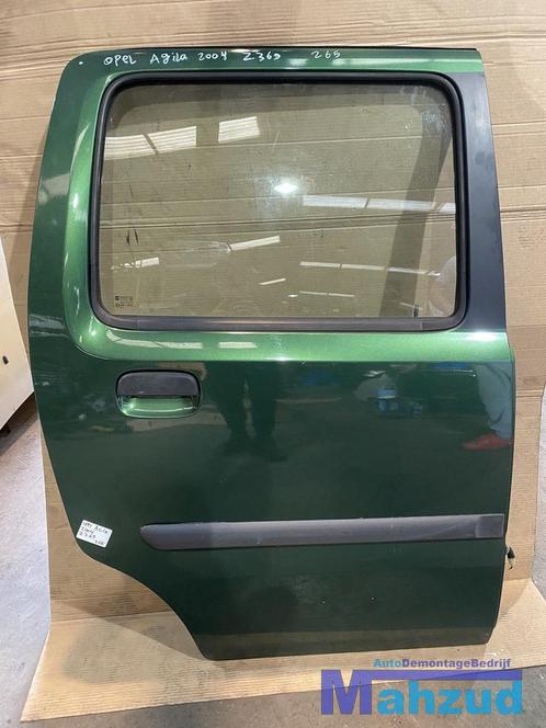 OPEL AGILA A GROEN Z369 Rechter rechts achter deur portier, Auto-onderdelen, Carrosserie en Plaatwerk, Deur, Opel, Gebruikt, Ophalen of Verzenden