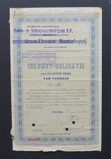Graan Elevator Maatschappij (GEM) - Rotterdam 1908 beschikbaar voor biedingen