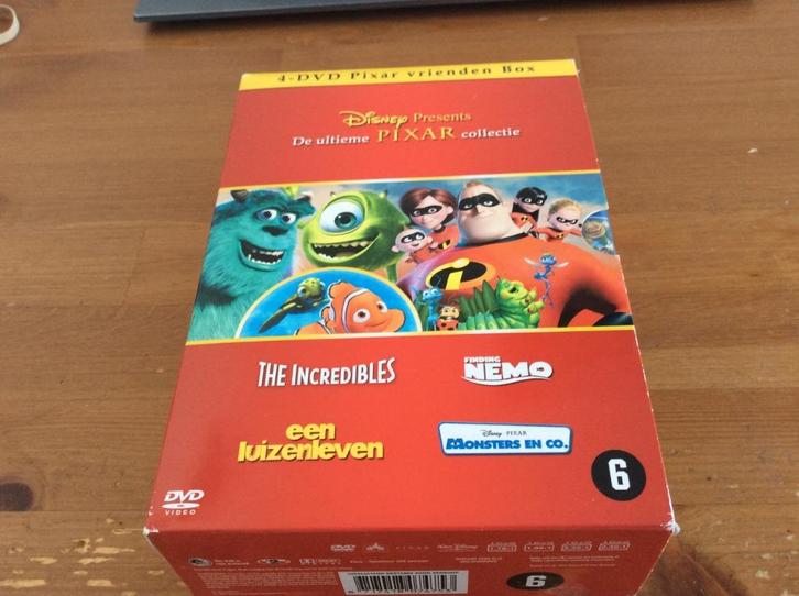 De ultime Pixar collectie. 4-film box (2 nog nieuw), Cd's en Dvd's, Dvd's | Tekenfilms en Animatie, Zo goed als nieuw, Amerikaans
