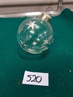 520 ] glasbal sterren met engel, Diversen, Kerst, Ophalen of Verzenden, 'T Olde Gre-j, Info@toldegrej.nl, Endepoelstraat 20f Didam