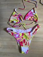 Bikini bloem geel mt S, Kleding | Dames, Badmode en Zwemkleding, Bikini, Ophalen of Verzenden, Zo goed als nieuw, Geel