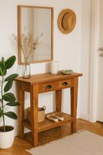 Houten kastje, Huis en Inrichting, Tafels | Sidetables, Ophalen, Gebruikt, 50 tot 100 cm, 25 tot 50 cm