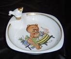 Oud  warm houd bordje van LIMOGES porselein In prima staat, Ophalen of Verzenden, Zo goed als nieuw, Kraamcadeau