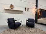 2 Nieuw Leolux Scylla fauteuils Varese stof Design stoel, Leolux, Nieuw, 75 tot 100 cm, Ophalen of Verzenden