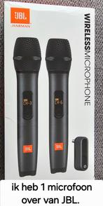 Jbl Wireless microfoon, Muziek en Instrumenten, Microfoons, Ophalen, Nieuw, Zangmicrofoon, Draadloos