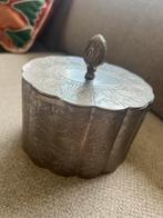 Silver plated Opberg Doos., Antiek en Kunst, Ophalen of Verzenden, Zilver