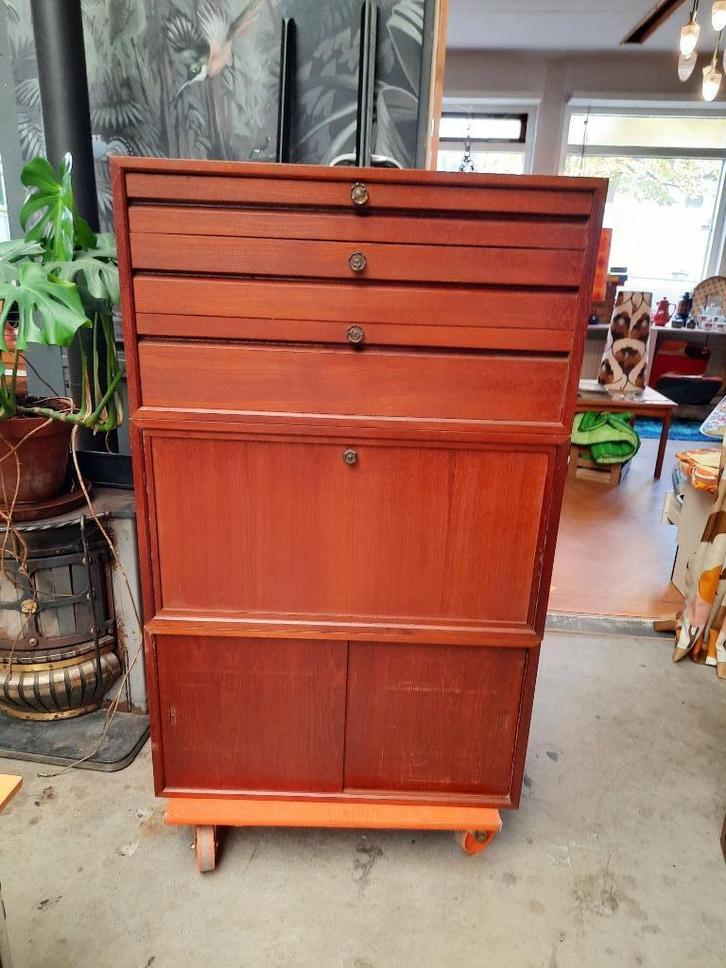 3 losse Royal system Poul Cadovius modules, Huis en Inrichting, Kasten | Wandmeubels, Gebruikt, Minder dan 100 cm, Minder dan 150 cm