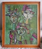 GROOT) - 3 vrouwenfiguren 1989 - Gianto (Indonesië, Antiek en Kunst, Kunst | Schilderijen | Klassiek, Ophalen