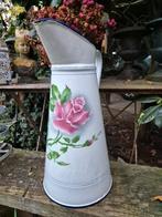 Prachtige Franse emaille kan, Ophalen of Verzenden