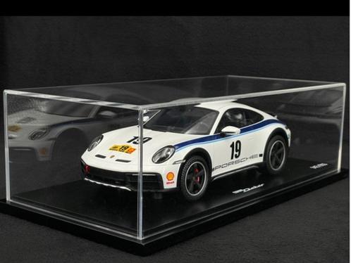 1:18 Porsche 911 992 Dakar Rallye #19 - Wit - PRE ORDER, Hobby en Vrije tijd, Modelauto's | 1:18, Nieuw, Auto, Overige merken