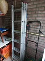 3 delige ladder, Ophalen, Zo goed als nieuw, Ladder, Opvouwbaar of Inschuifbaar